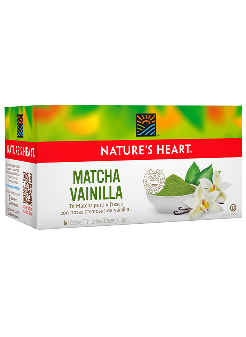 2 Pack)té Verde Detox/matcha Vainilla Nature´s Heart 40pz