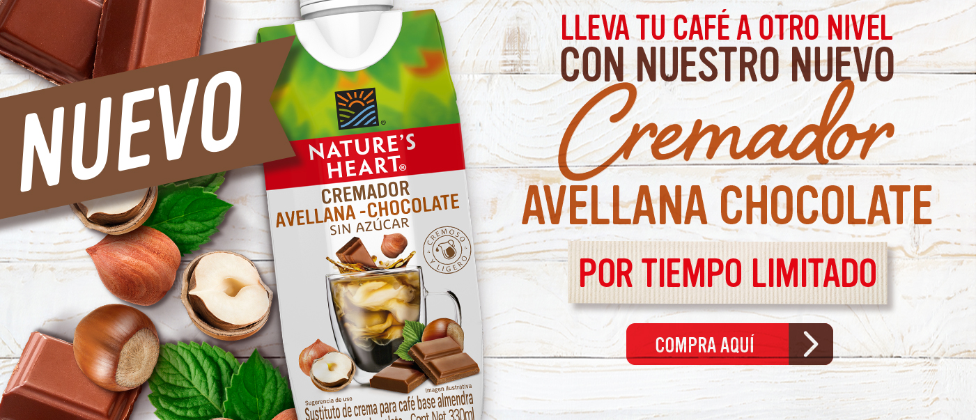 cremador avellana chocolate nature's heart