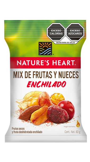 Mix de Frutas y Nueces Enchilado sin azúcar 60 g