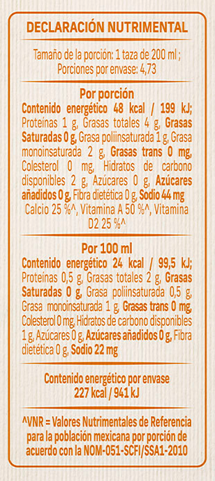 Bebida de Almendra Vainilla sin azúcar 946 ml 