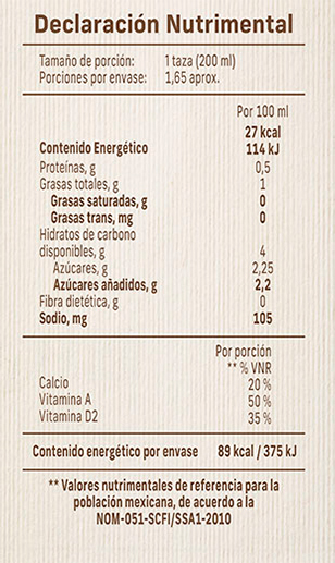Bebida de Almendra + Café  330 ml