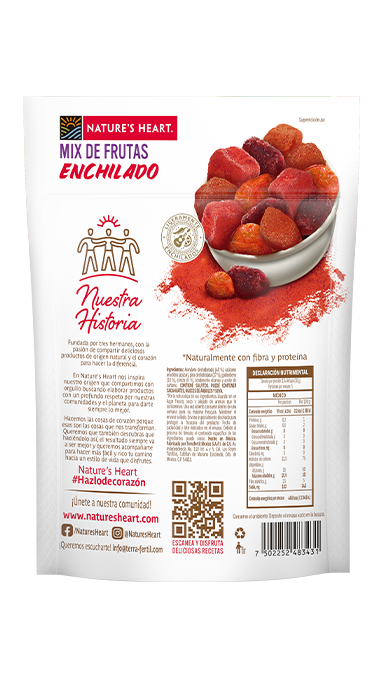 Mix de Frutas Enchilado sin azúcar 150 g