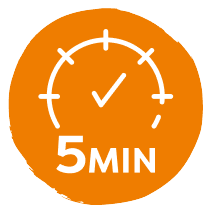 Listo en 5 minutos