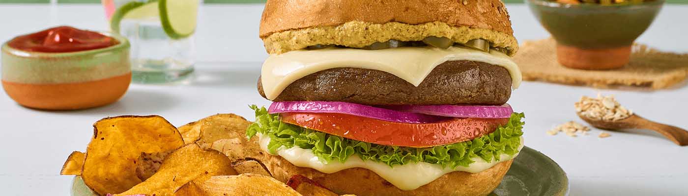 Hamburguesa de lentejas y avena desktop