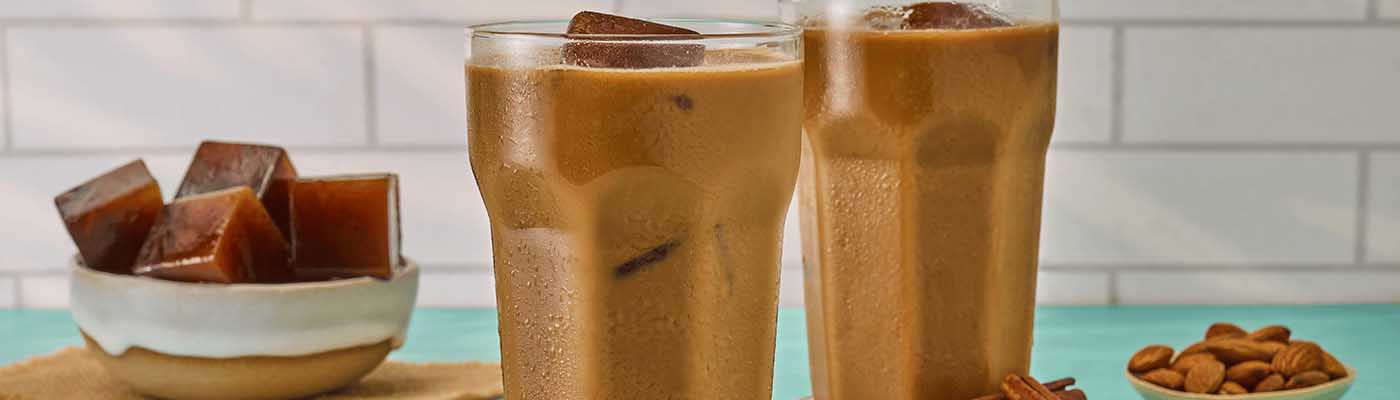 Iced almond coffee desktop